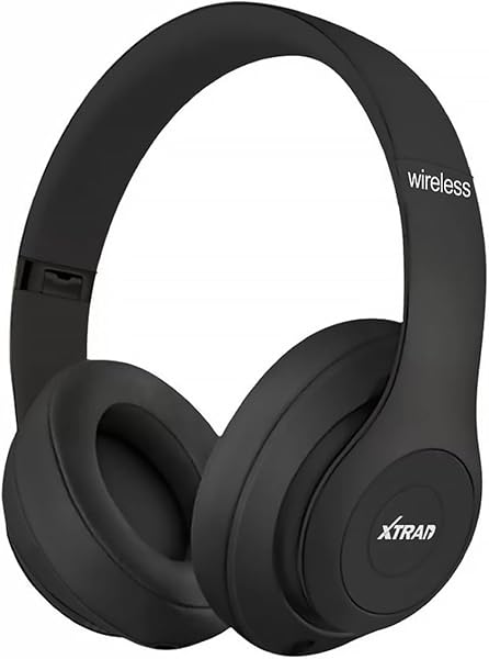 Fone De Ouvido Bluetooth 5.0 Bateria Longa Duração Sem Fio Headphone Extra Bass Dobravel Para Treino, Academia, Trabalho (Preto)