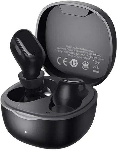 Fone de Ouvido Sem Fio Baseus Encok WM01 Preto