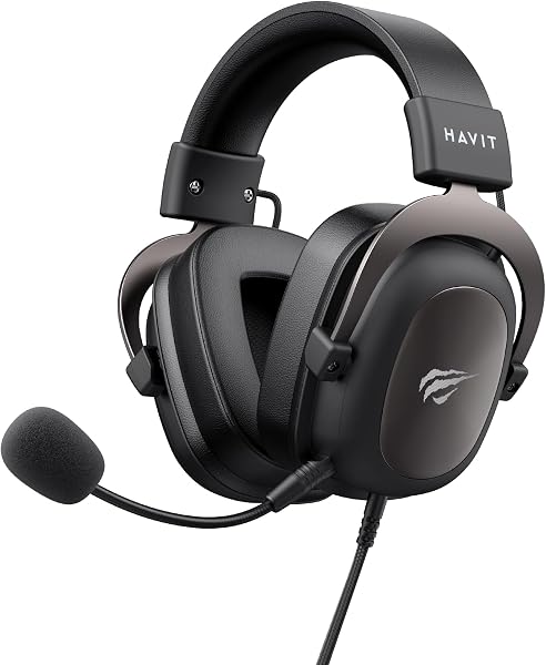 Headphone Havit HV-H2002d Estéreo com Microfone 53mm PS4 Xbox One PC Conector 3.5mm