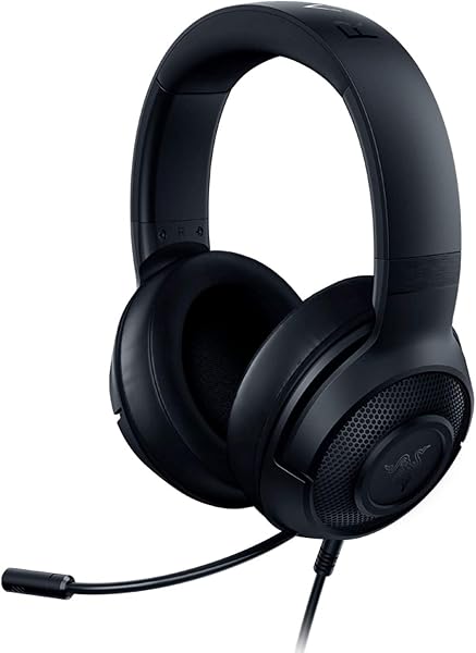 Headset Gamer Razer Kraken X Lite, P2 3.5mm, Drivers 40mm Personalizados, Som Surround 7.1, Microfone com Supressão de Ruído, Preto